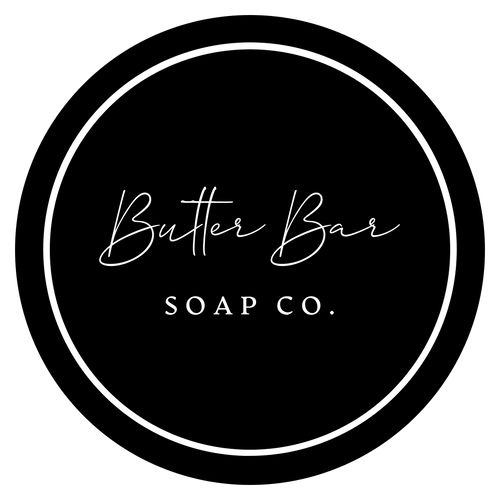 Logo of butterbar soap black and white with circle